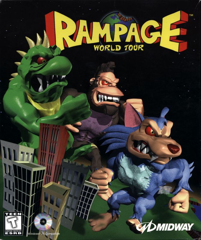 Rampage World Tour box art for Nintendo 64